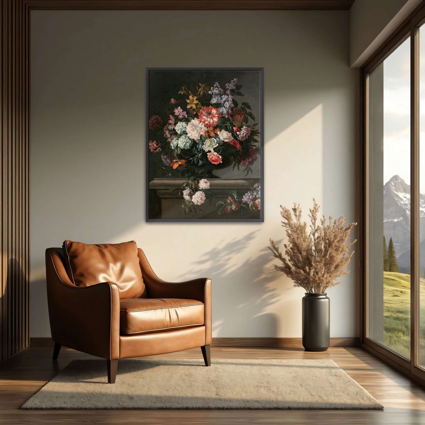 Still life with flowers and fruit by Jean-Baptiste Monnoyer