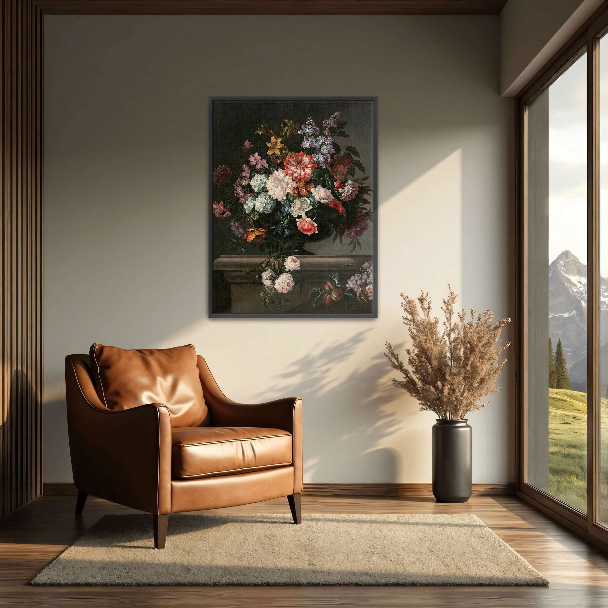 Still life with flowers and fruit by Jean-Baptiste Monnoyer