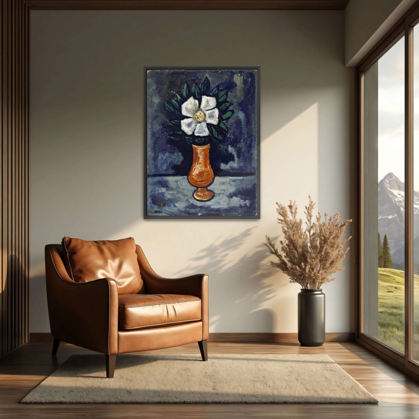 White Flower in a Vase by Marsden Hartley