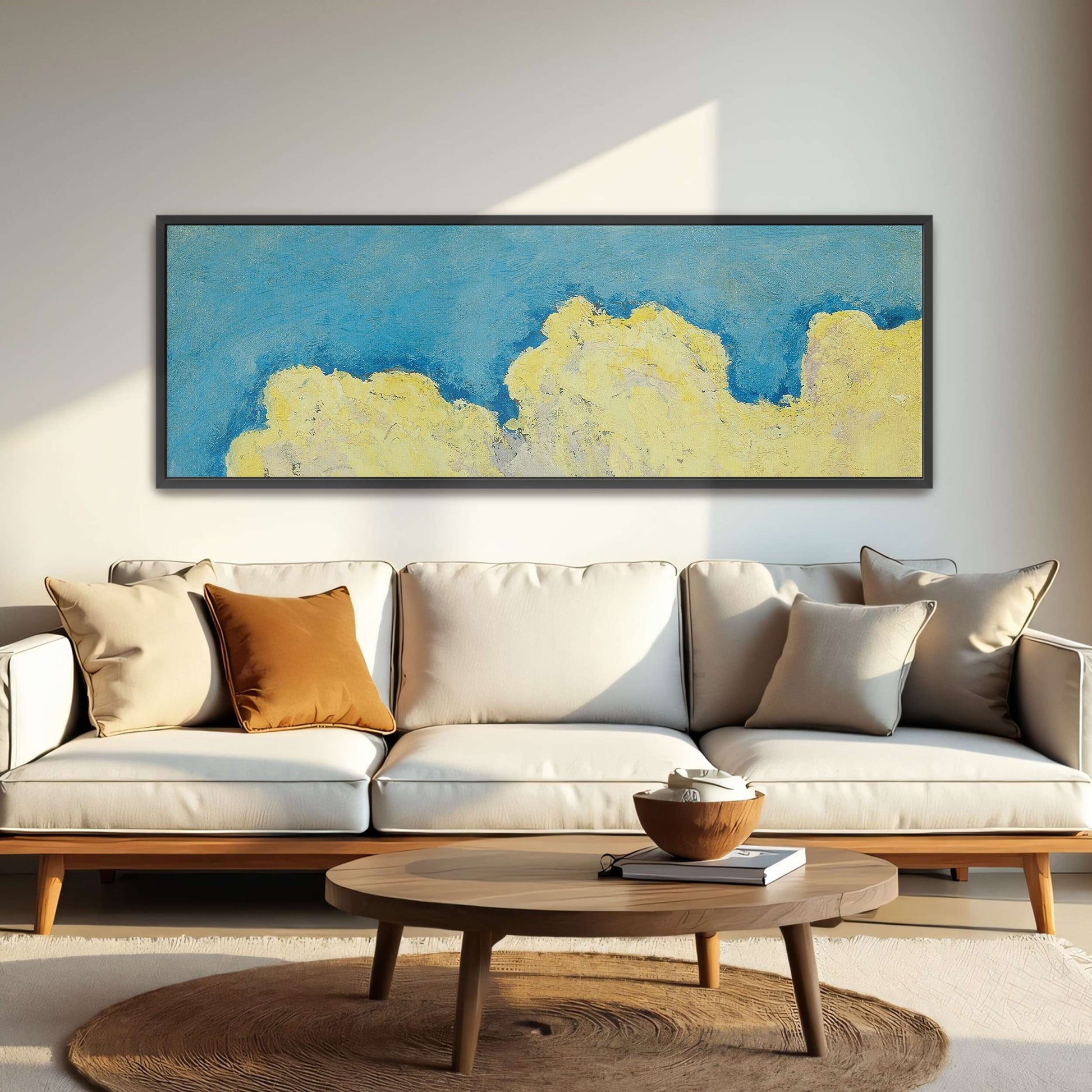 Abstract Cloud Landscape Painting by Koloman Moser