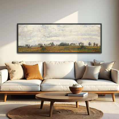 Rural landscape with cloudy sky by Paul Baum