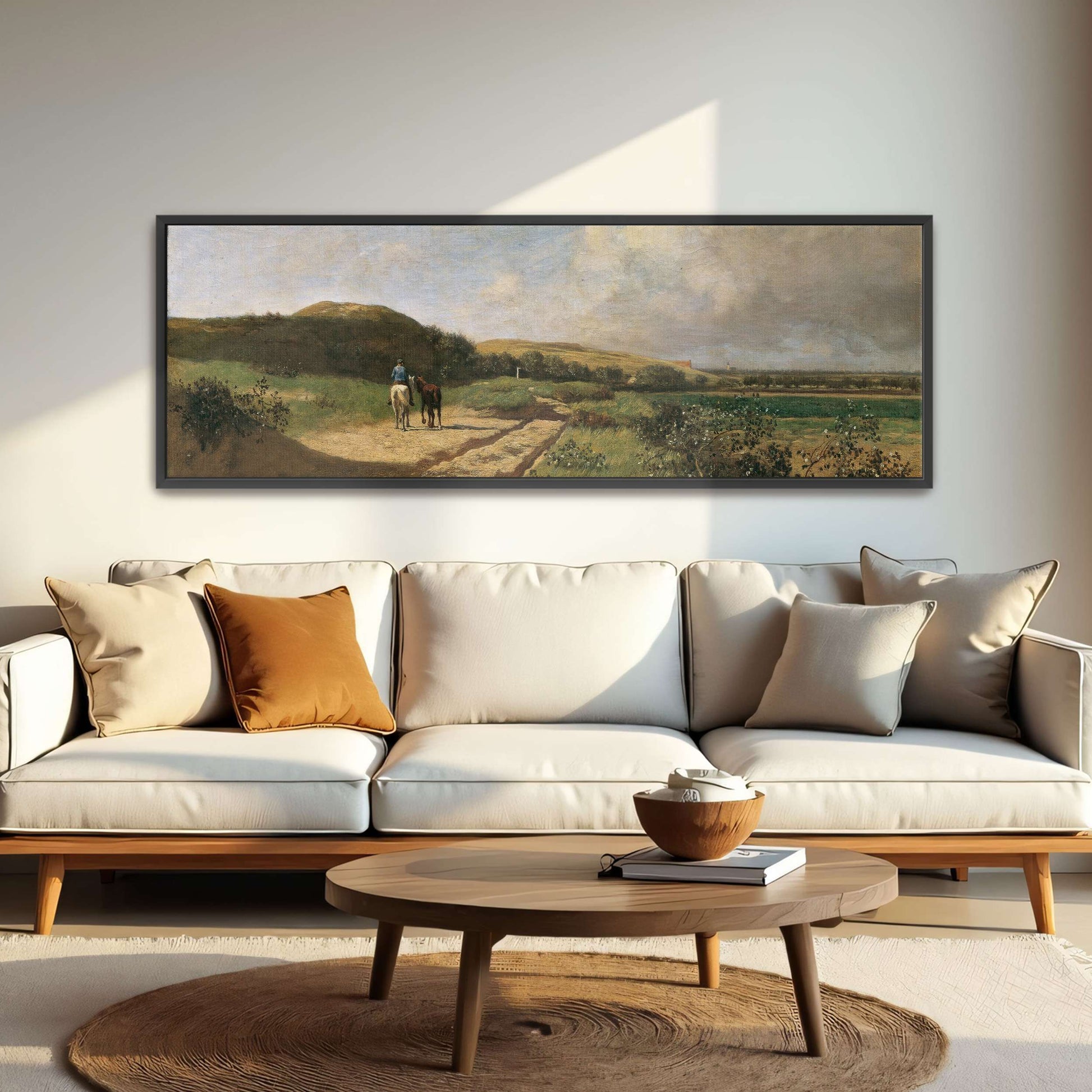 Horseback Rider on a Country Road by Eugen Jettel