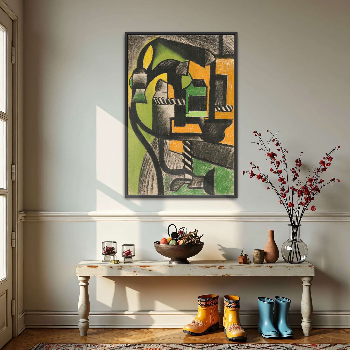 Abstract Cubist Composition by Henri Gaudier-Brzeska