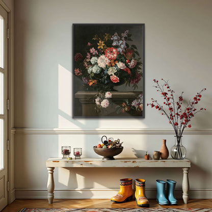 Still life with flowers and fruit by Jean-Baptiste Monnoyer