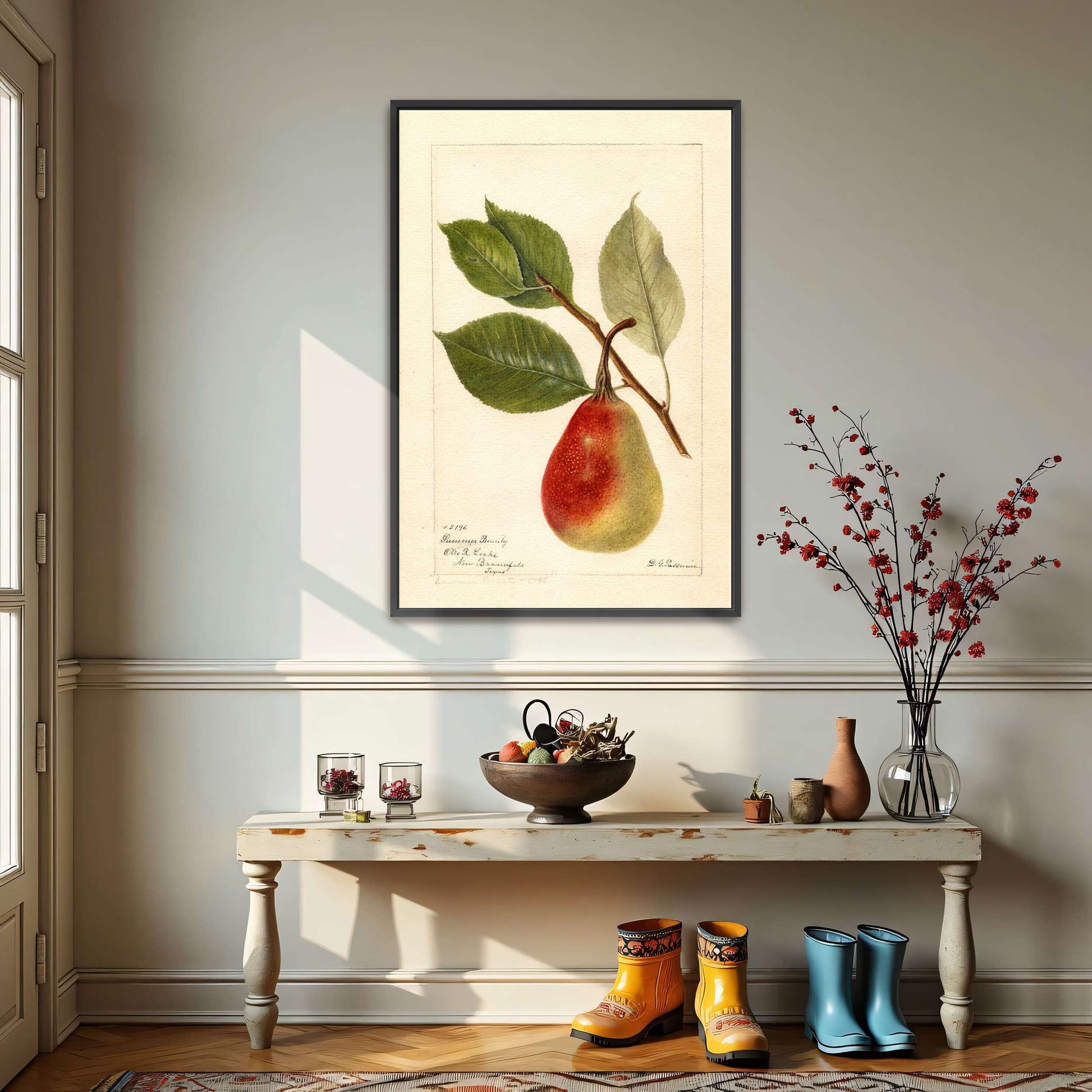 Summer Beauty pear watercolor by Deborah Griscom Passmore