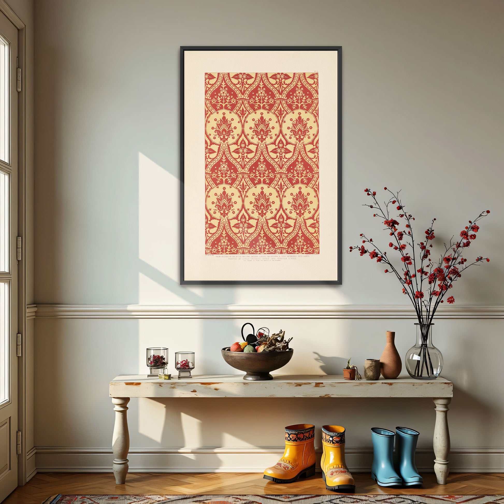 Ornamental Design From Italian Painting By Sydney Vacher