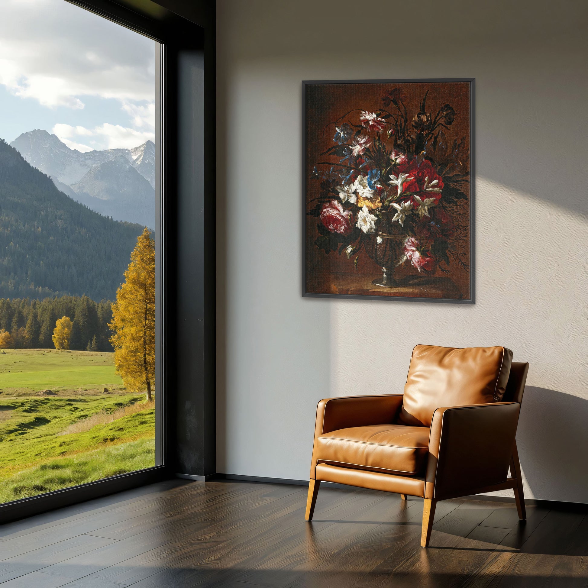 A Still Life Of Flowers In A Vase By Jean-Baptiste Monnoyer