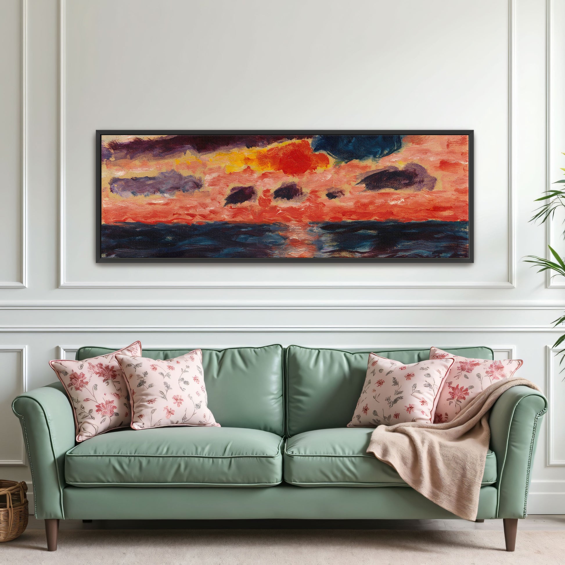 Abstract Seascape with Sunset by Alexej von Jawlensky