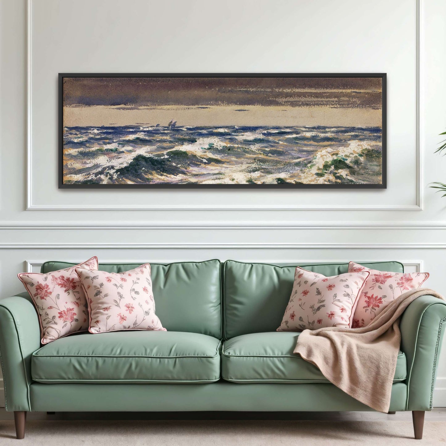 Choppy Waves on the Open Sea by William Henry Holmes