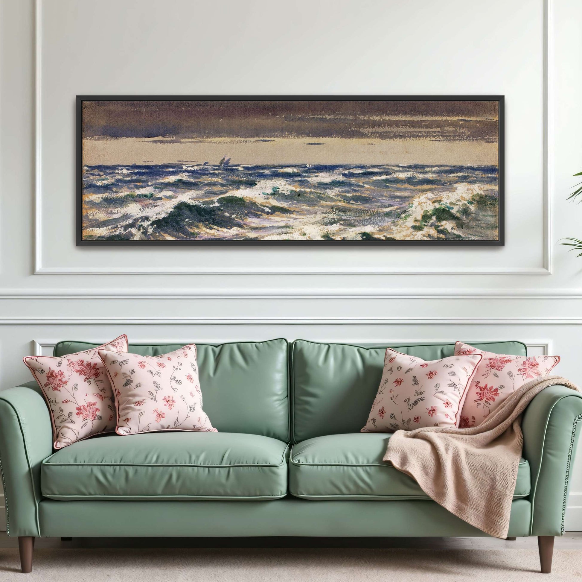 Choppy Waves on the Open Sea by William Henry Holmes