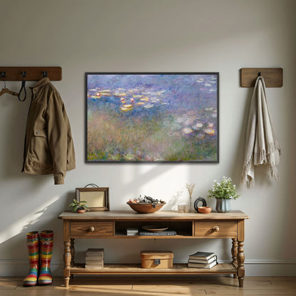 Water Lily Pond Impressionistic Landscape By Claude Monet