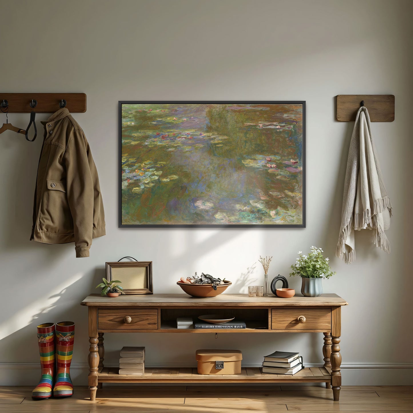 Water Lily Pond Impressionist Landscape By Claude Monet