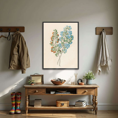 Botanical illustration of flowering plant by Clemenz Heinrich Wehdemann