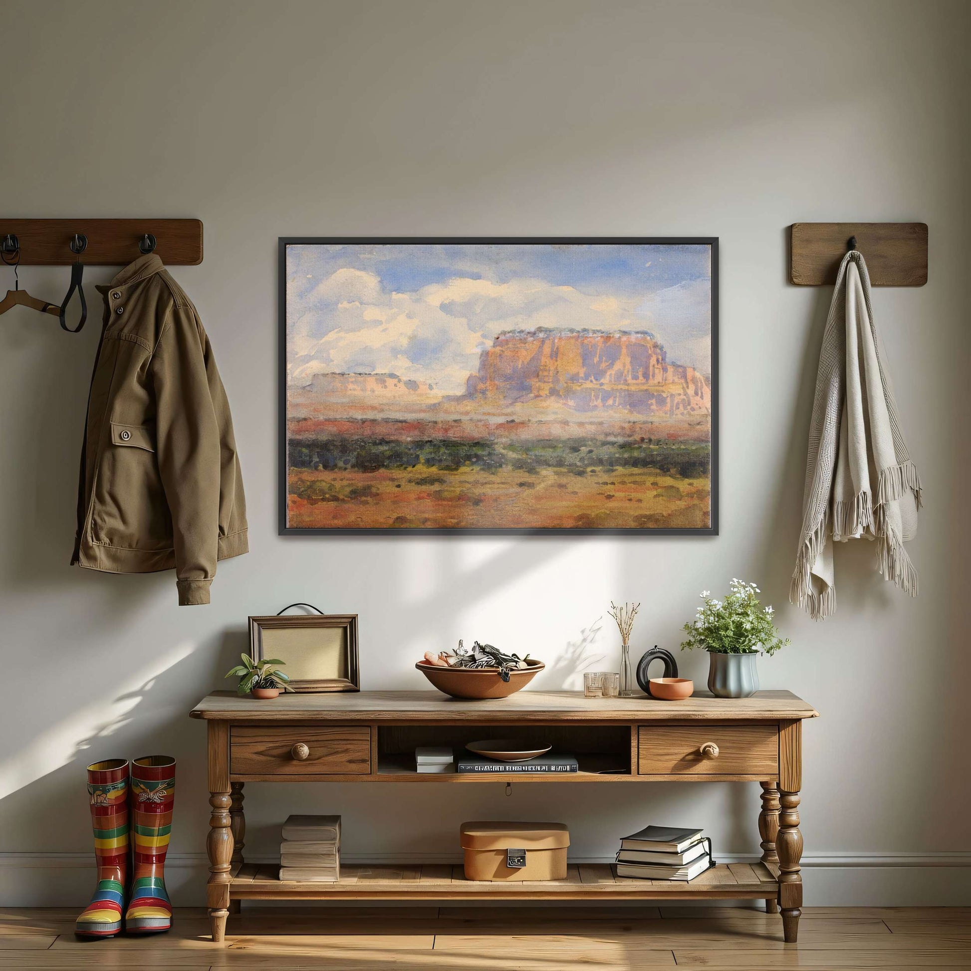 Mesa Landscape with Clouds by William Henry Holmes