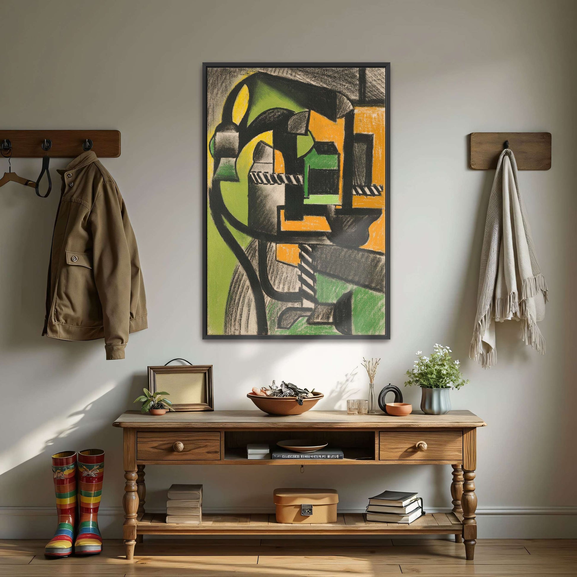 Abstract Cubist Composition by Henri Gaudier-Brzeska