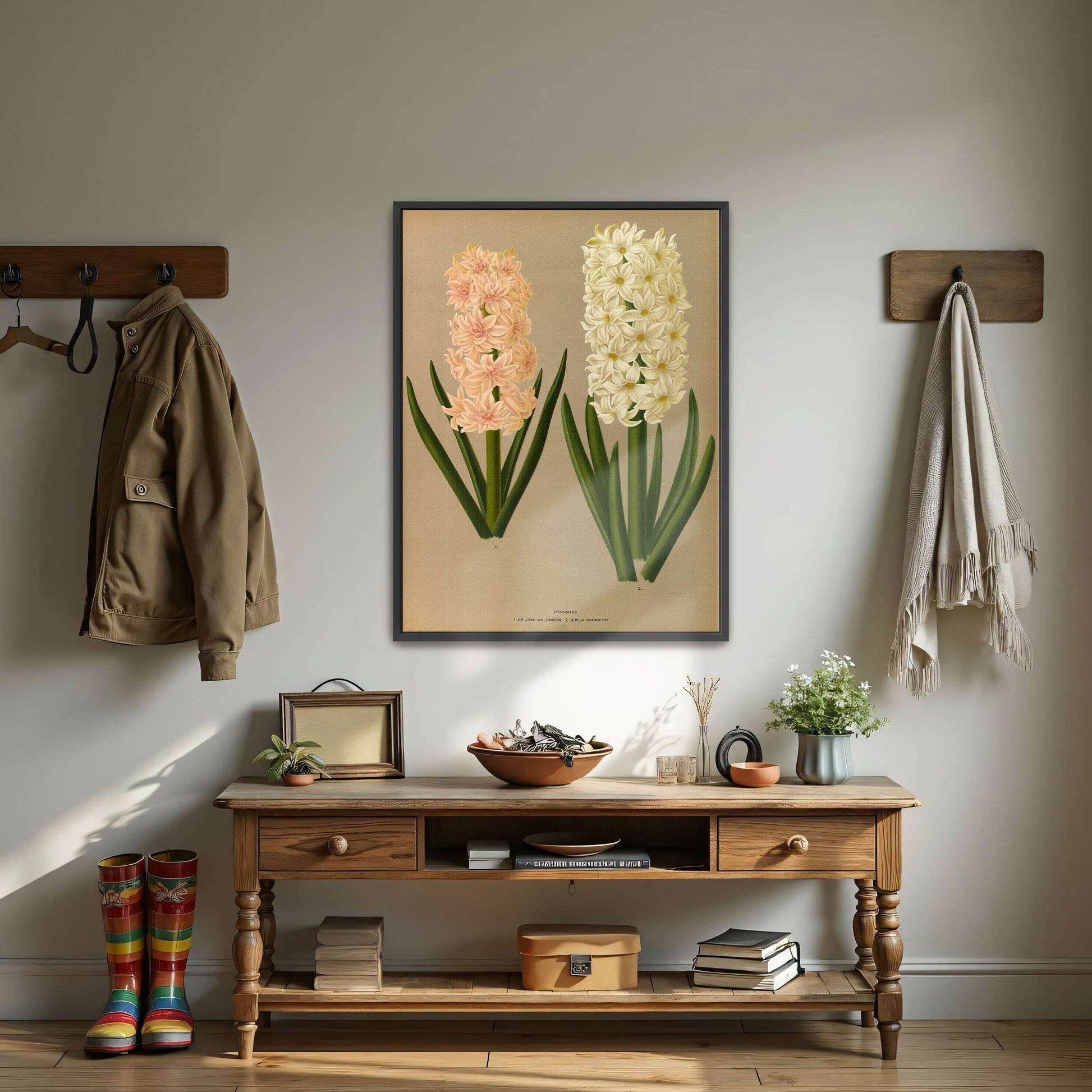 Two Hyacinth Flowers by Arentina Hendrica Arendsen
