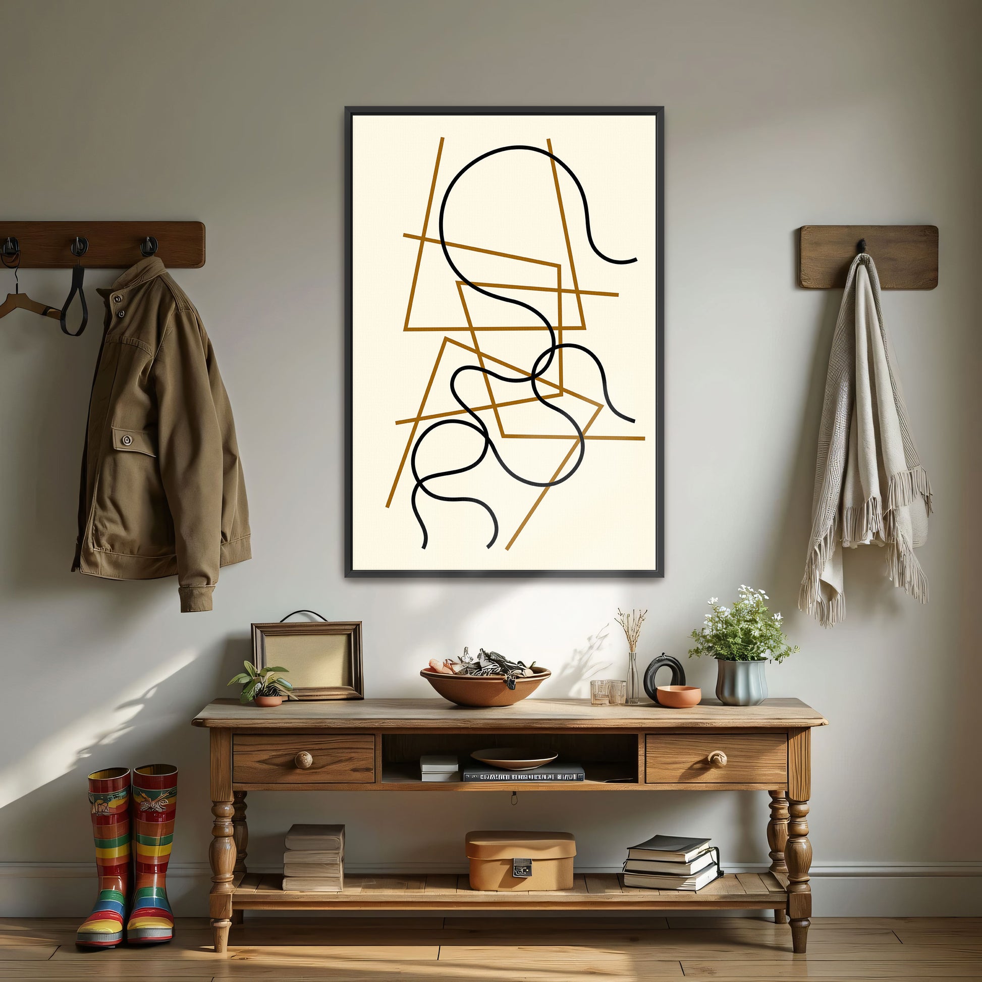 Abstract Lines And Curves By Myriam Thyes