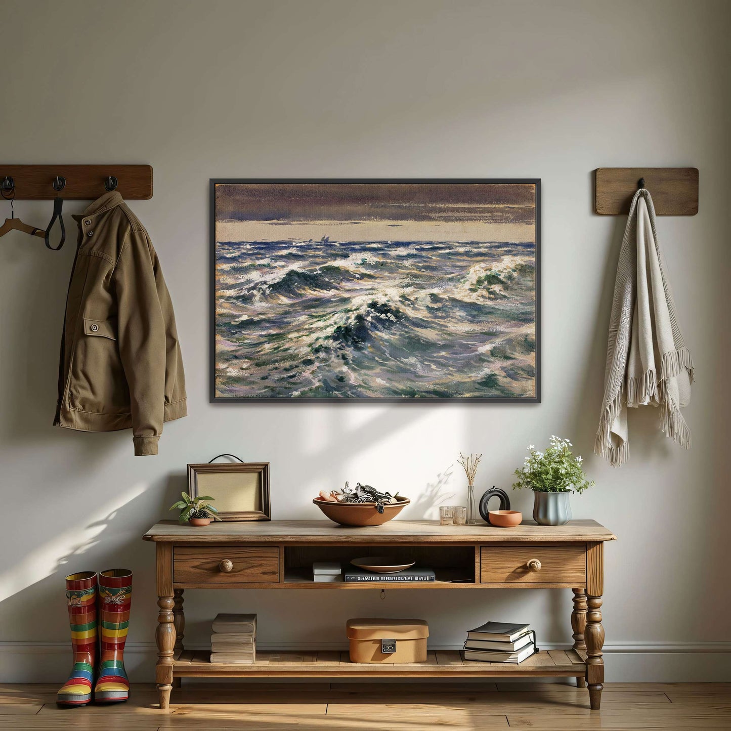 Choppy Waves on the Open Sea by William Henry Holmes