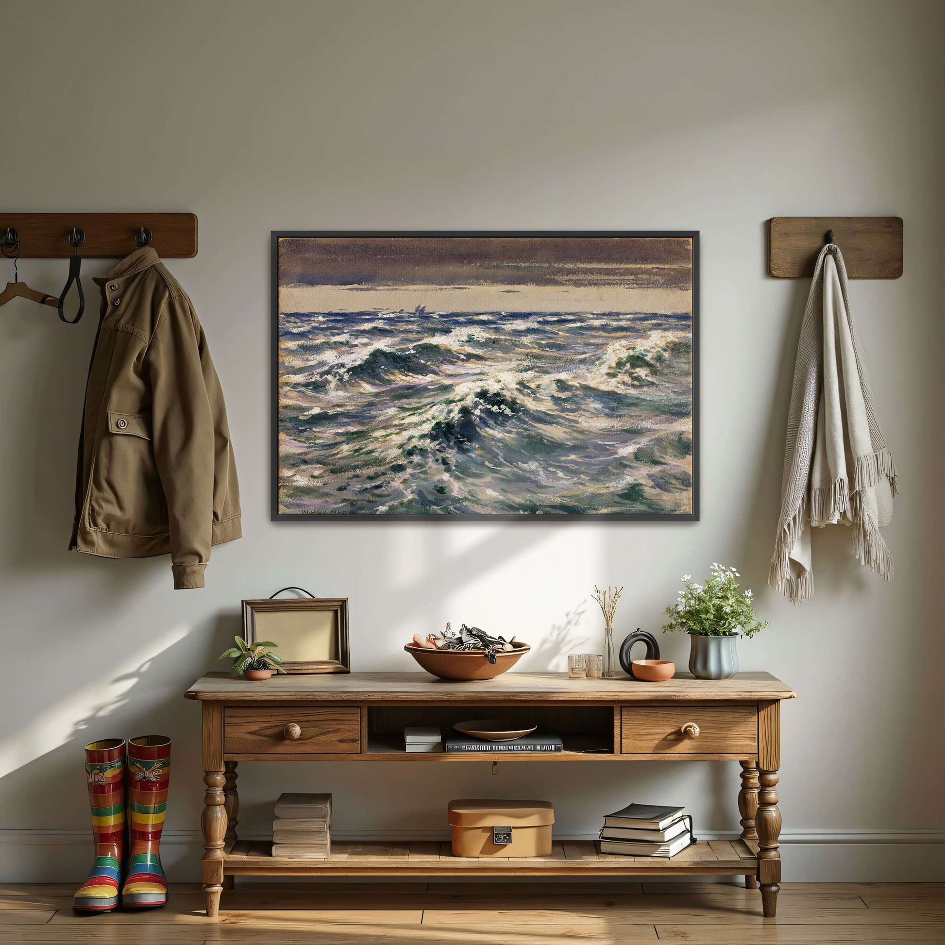 Choppy Waves on the Open Sea by William Henry Holmes