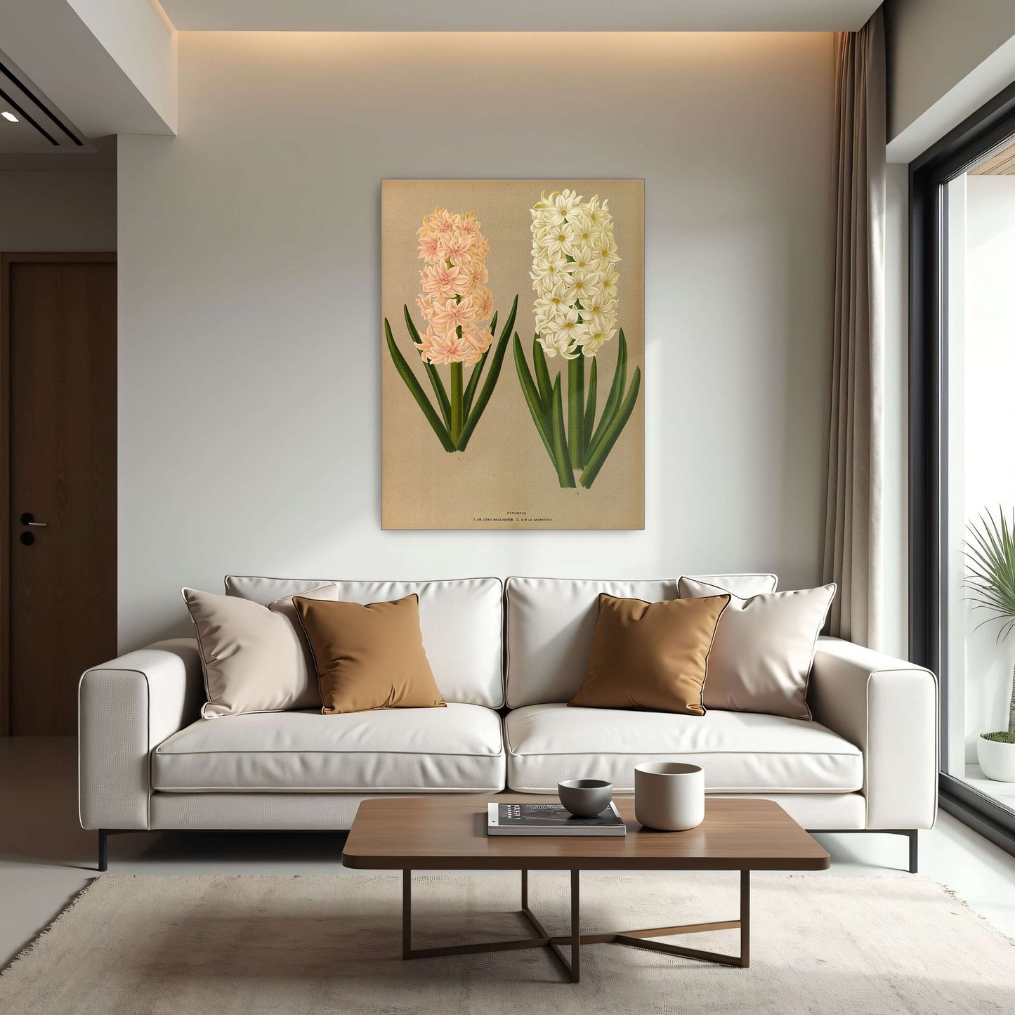 Two Hyacinth Flowers by Arentina Hendrica Arendsen