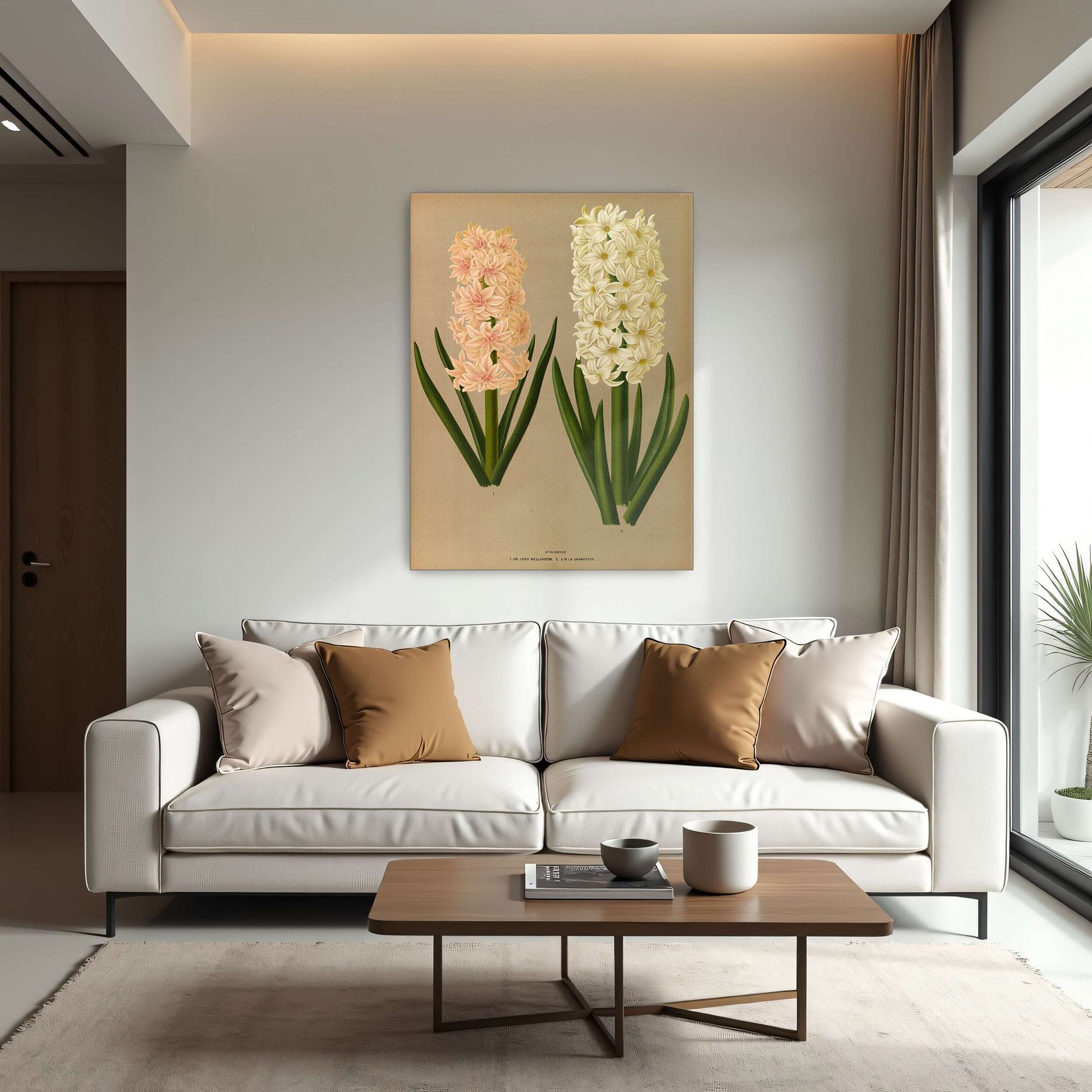 Two Hyacinth Flowers by Arentina Hendrica Arendsen