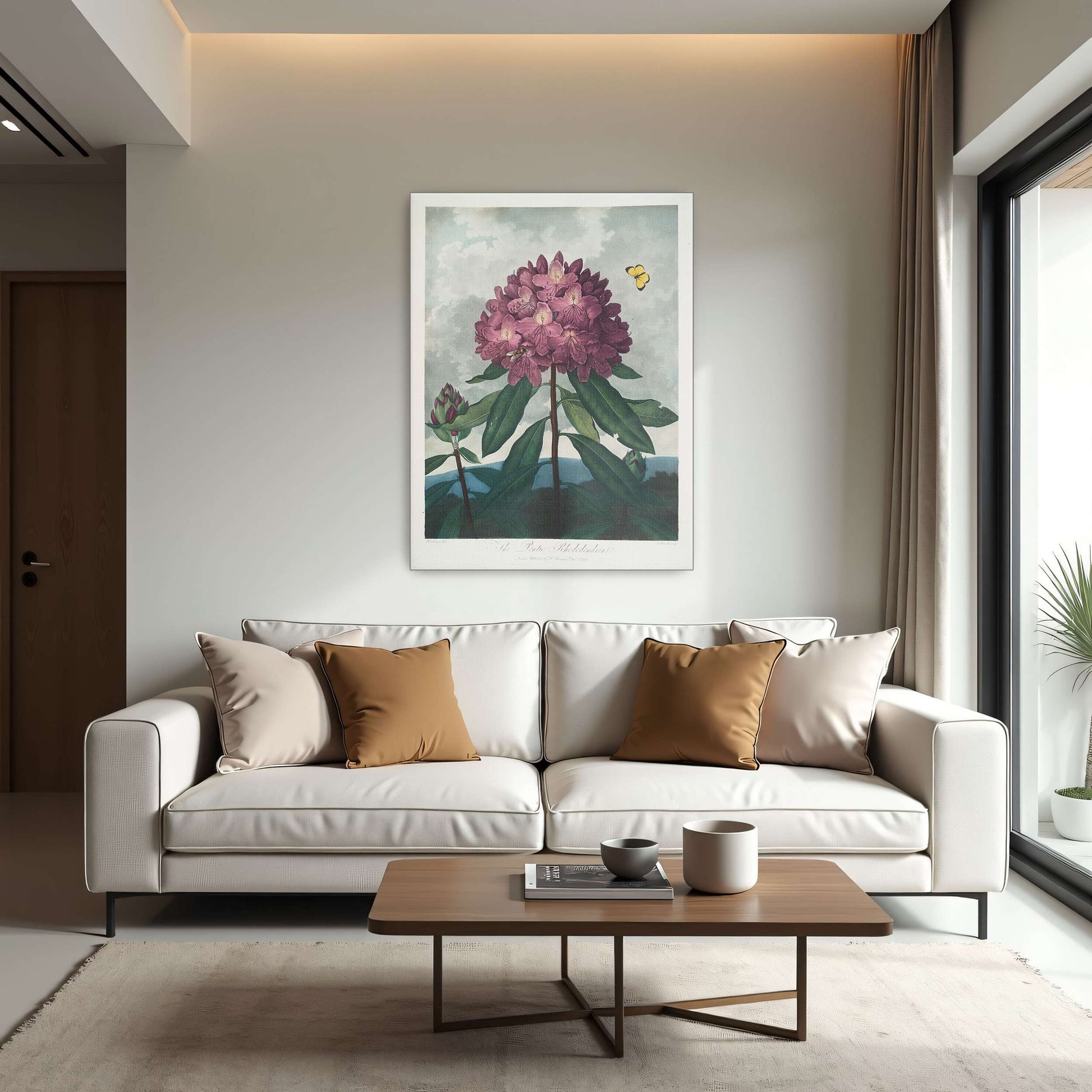 Pink Rhododendron with Insects by Robert John Thornton