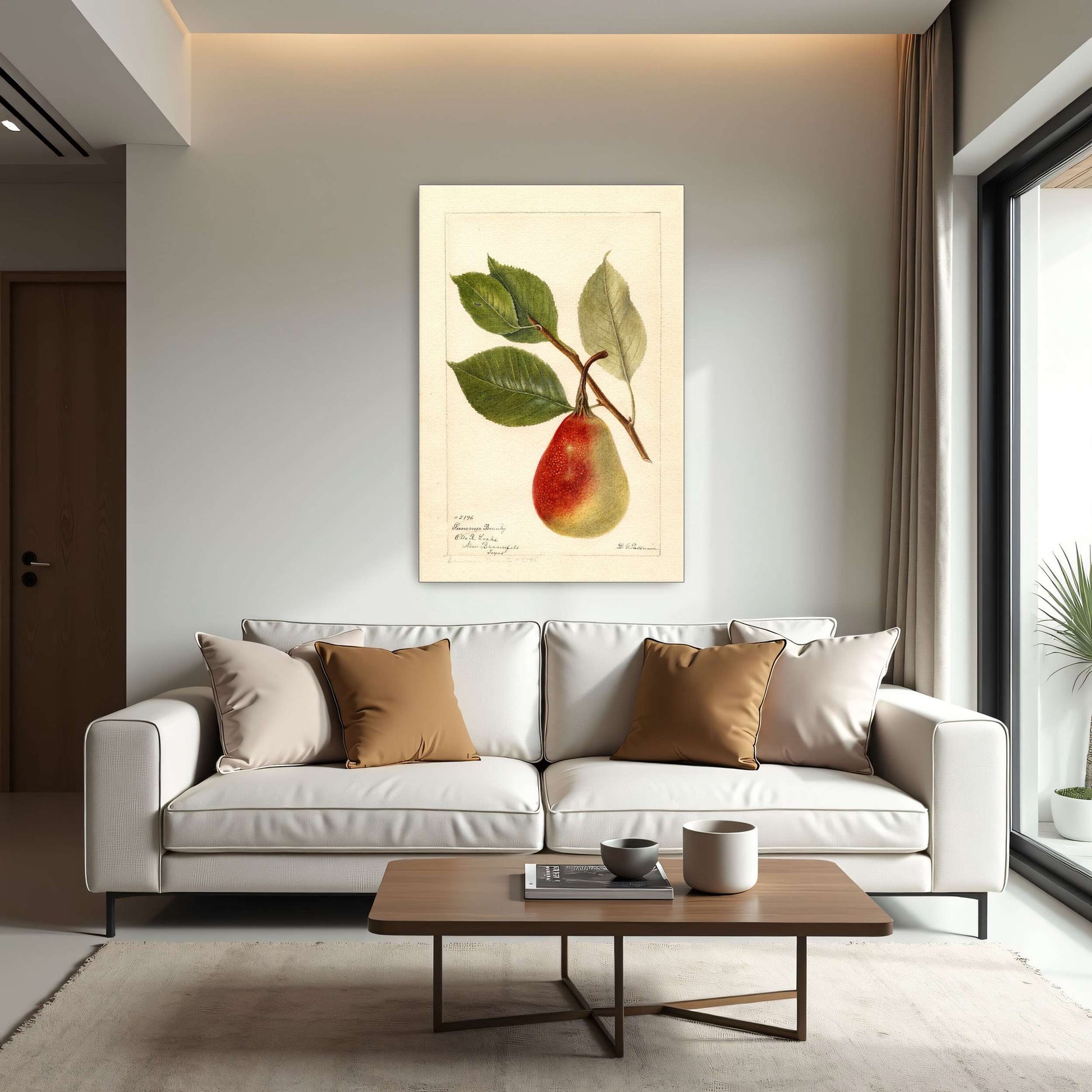 Summer Beauty pear watercolor by Deborah Griscom Passmore