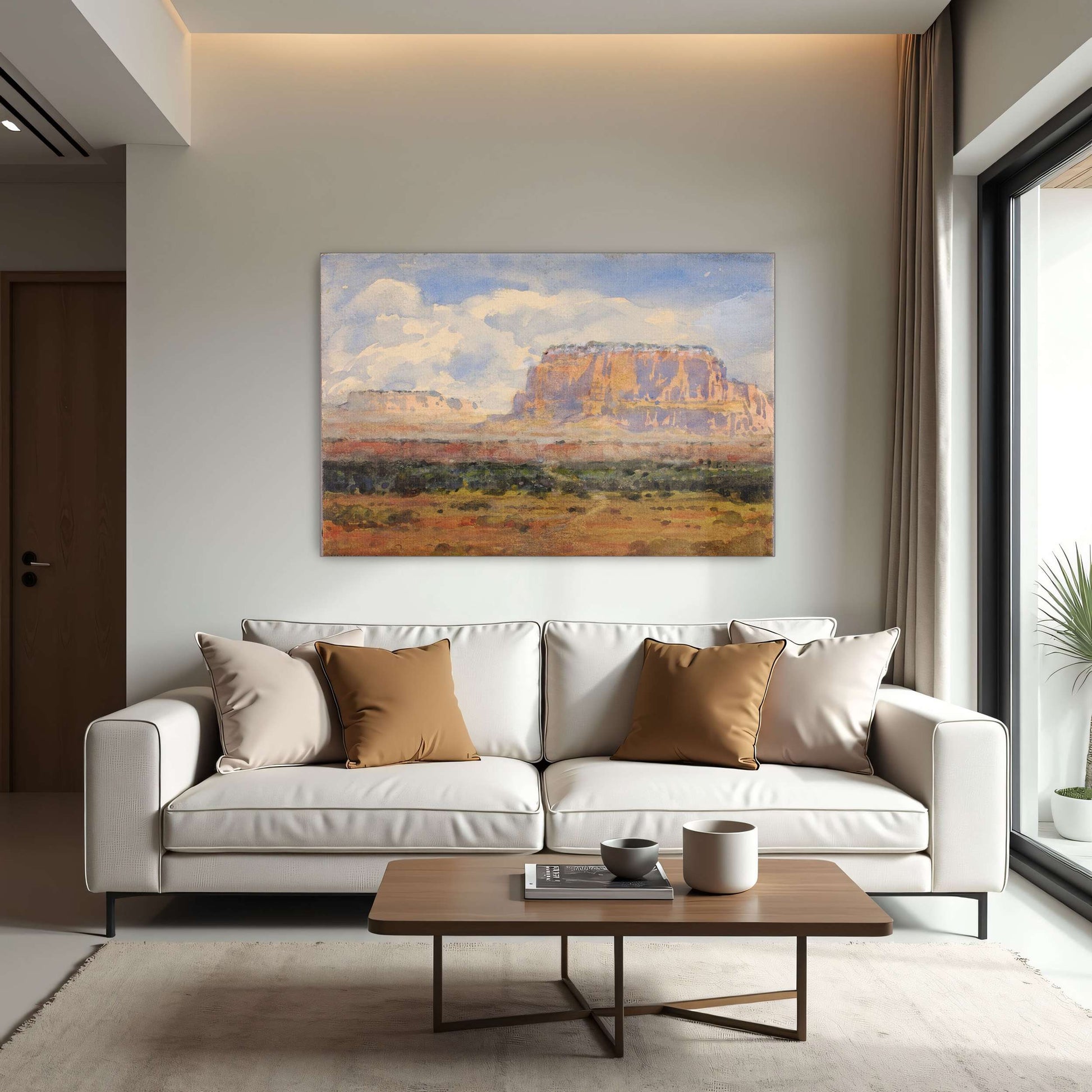Mesa Landscape with Clouds by William Henry Holmes