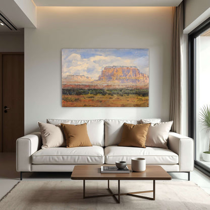 Mesa Landscape with Clouds by William Henry Holmes