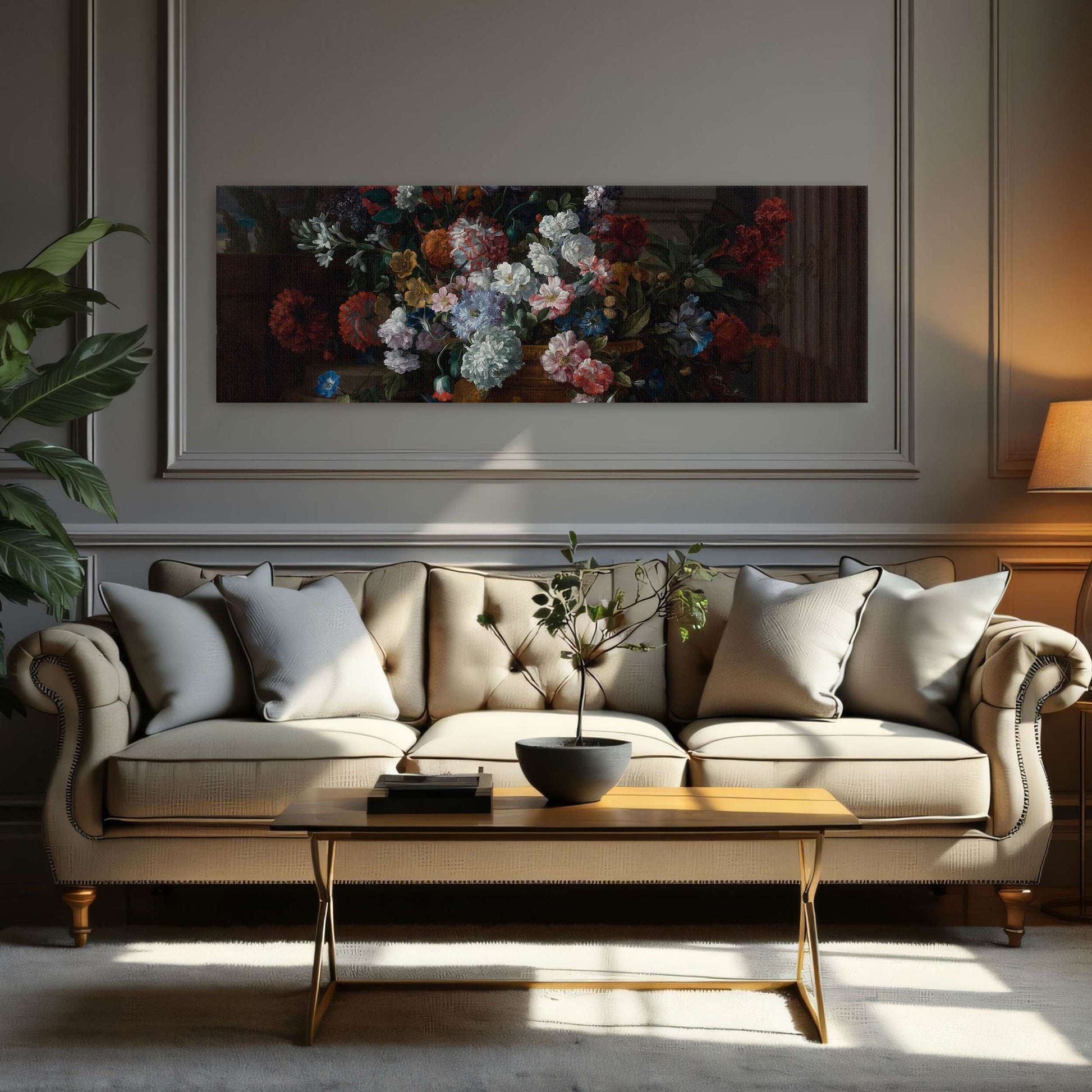A still life of flowers in an urn by Jean-Baptiste Monnoyer
