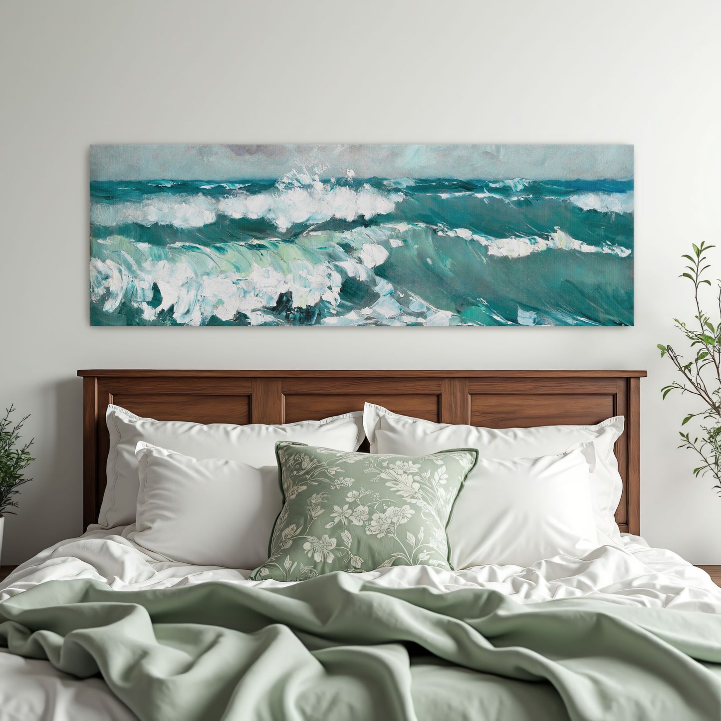 Impressionist Seascape with Whitecaps by Karl Hagemeister