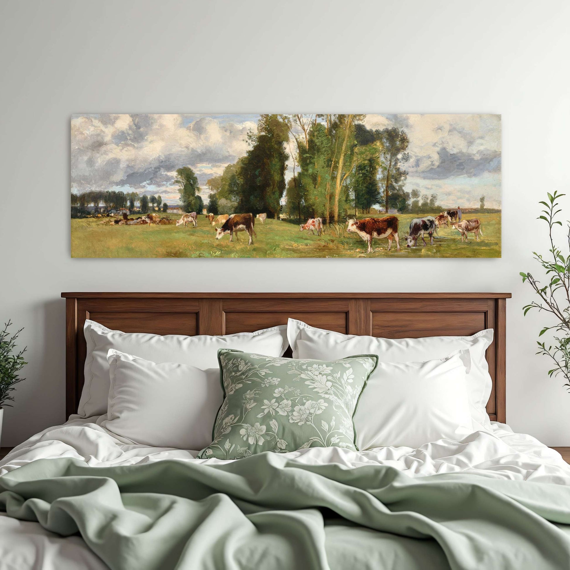 Pasture Landscape with Cows by Eugen Jettel