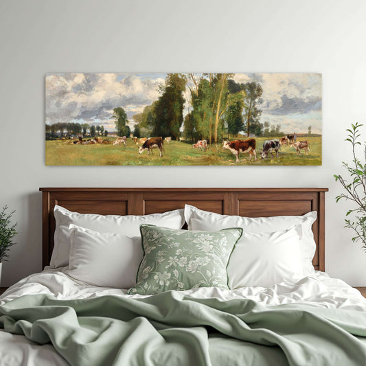 Pasture Landscape with Cows by Eugen Jettel