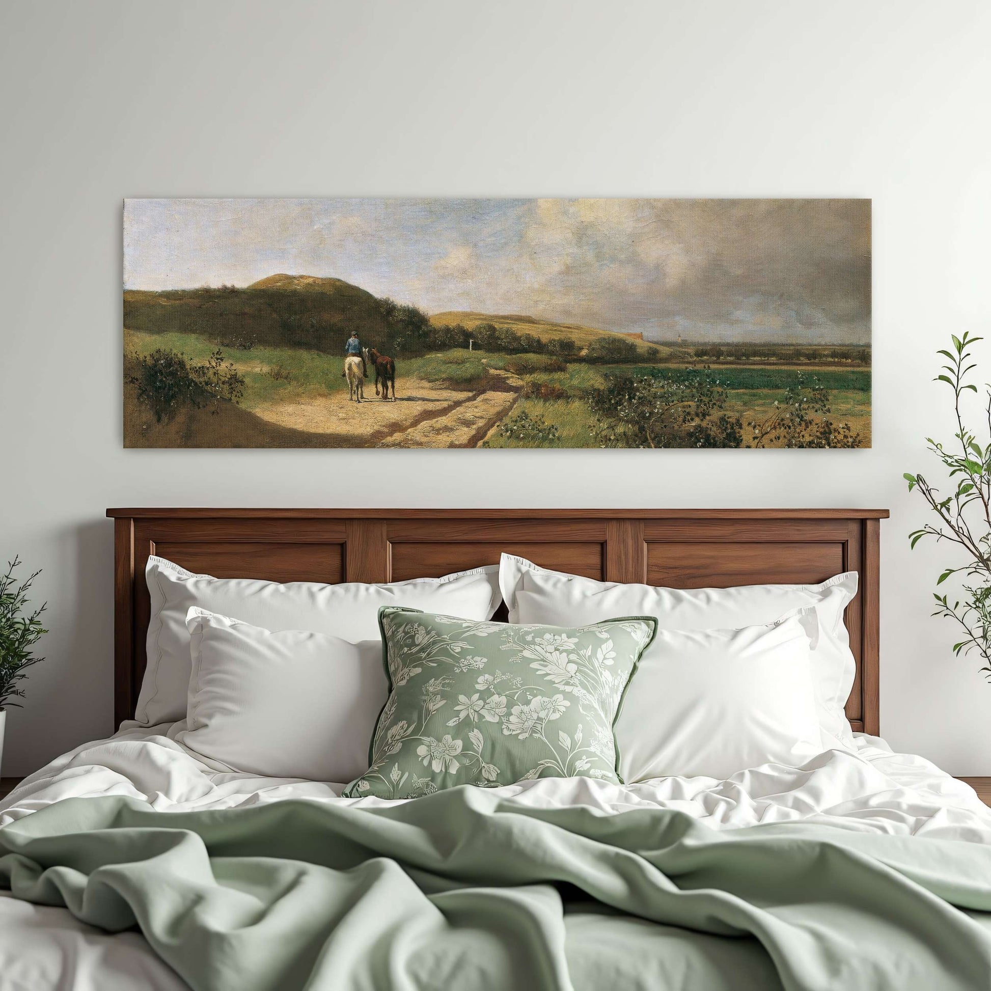 Horseback Rider on a Country Road by Eugen Jettel