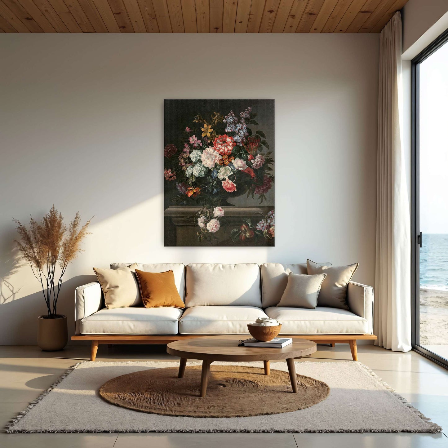Still life with flowers and fruit by Jean-Baptiste Monnoyer