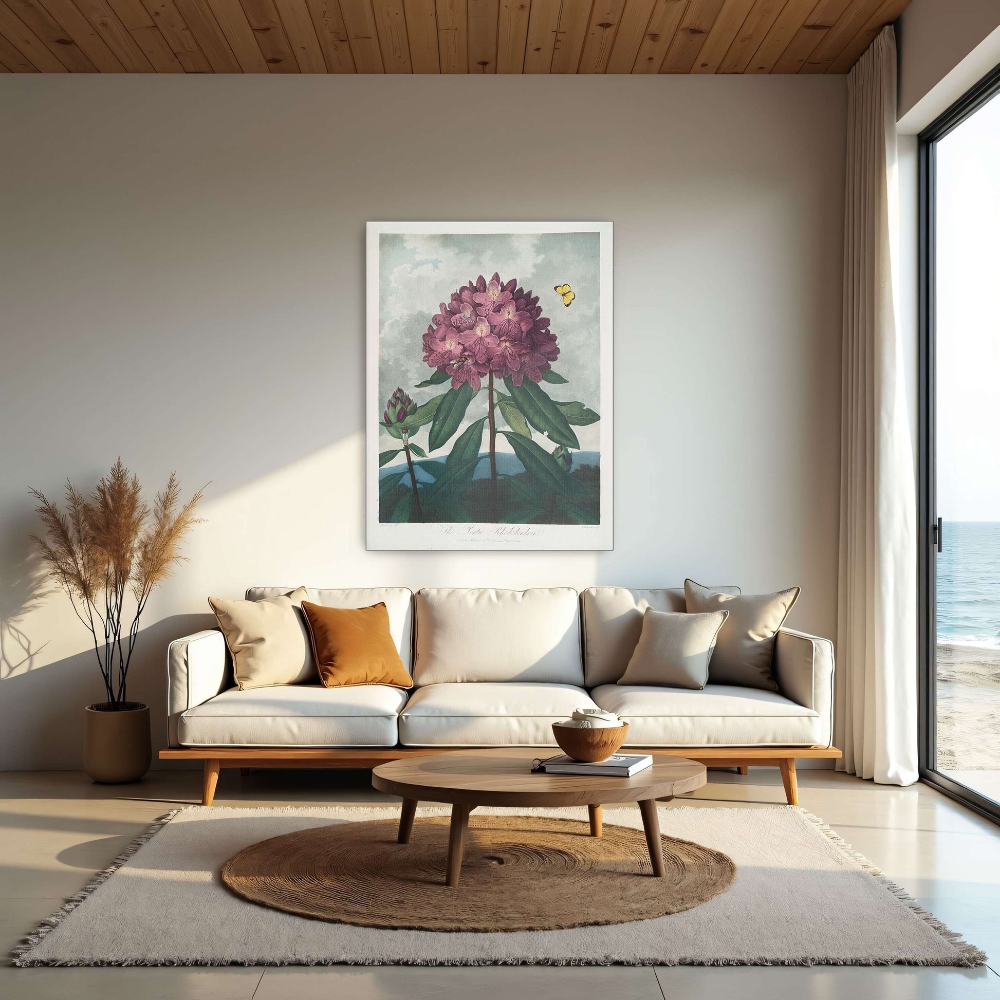 Pink Rhododendron with Insects by Robert John Thornton