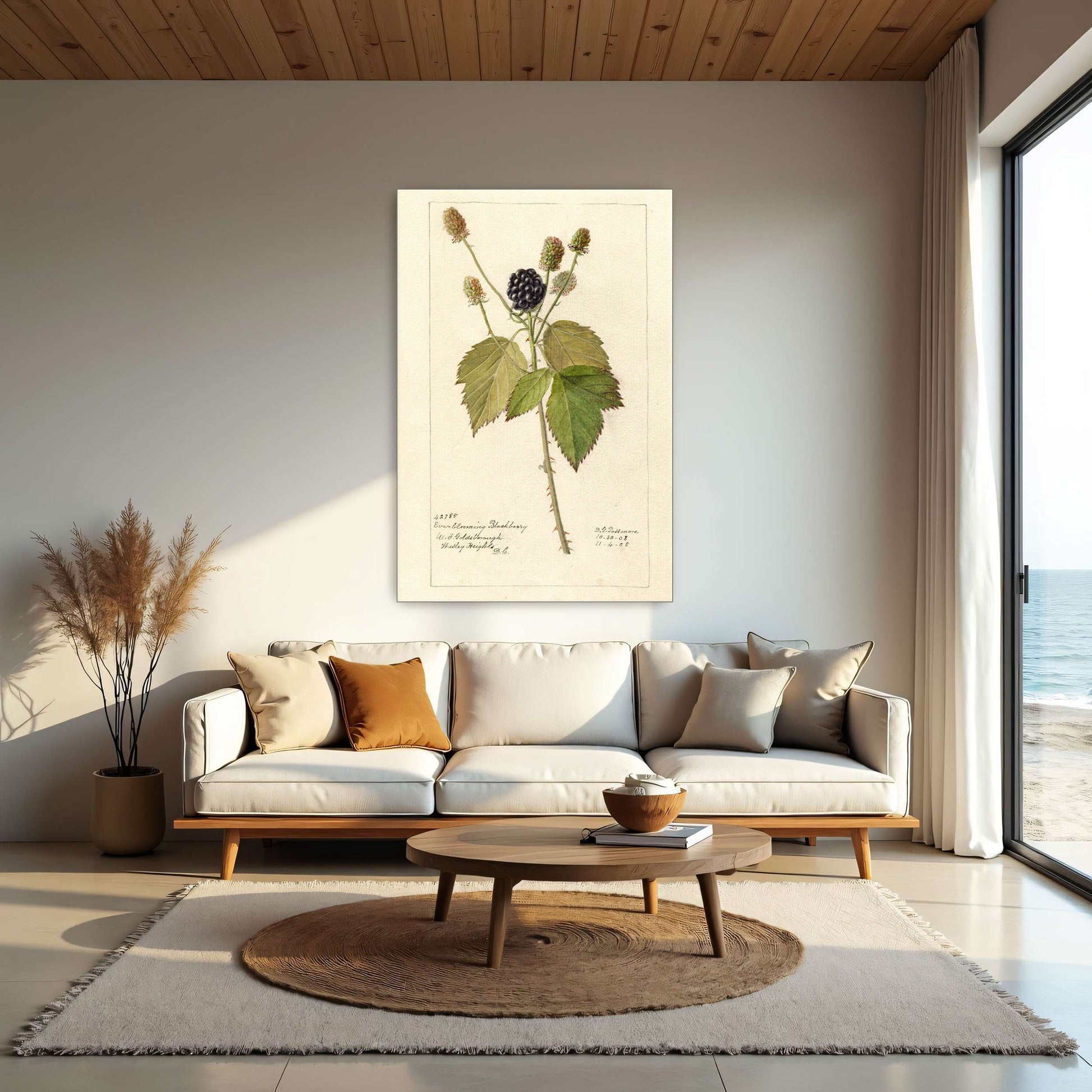 Everblooming Blackberry Botanical by Deborah Griscom Passmore