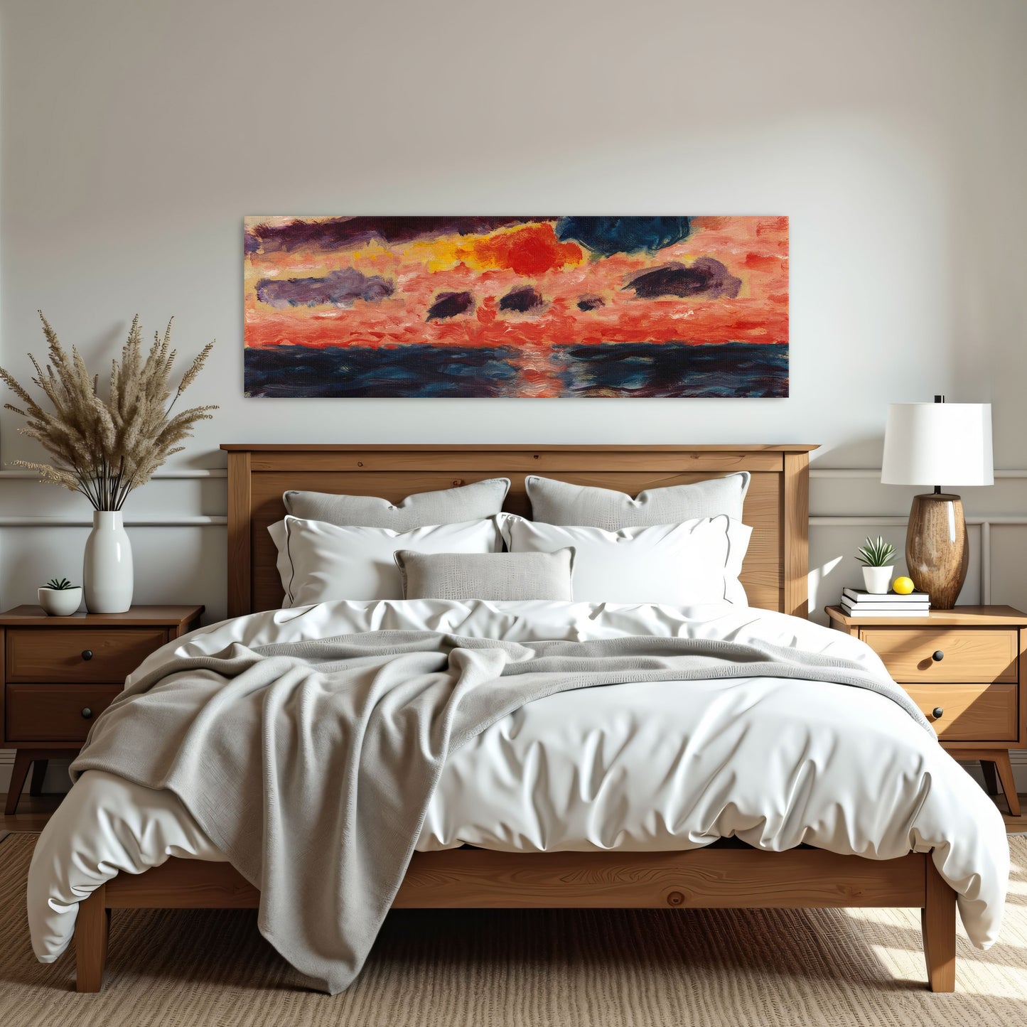 Abstract Seascape with Sunset by Alexej von Jawlensky