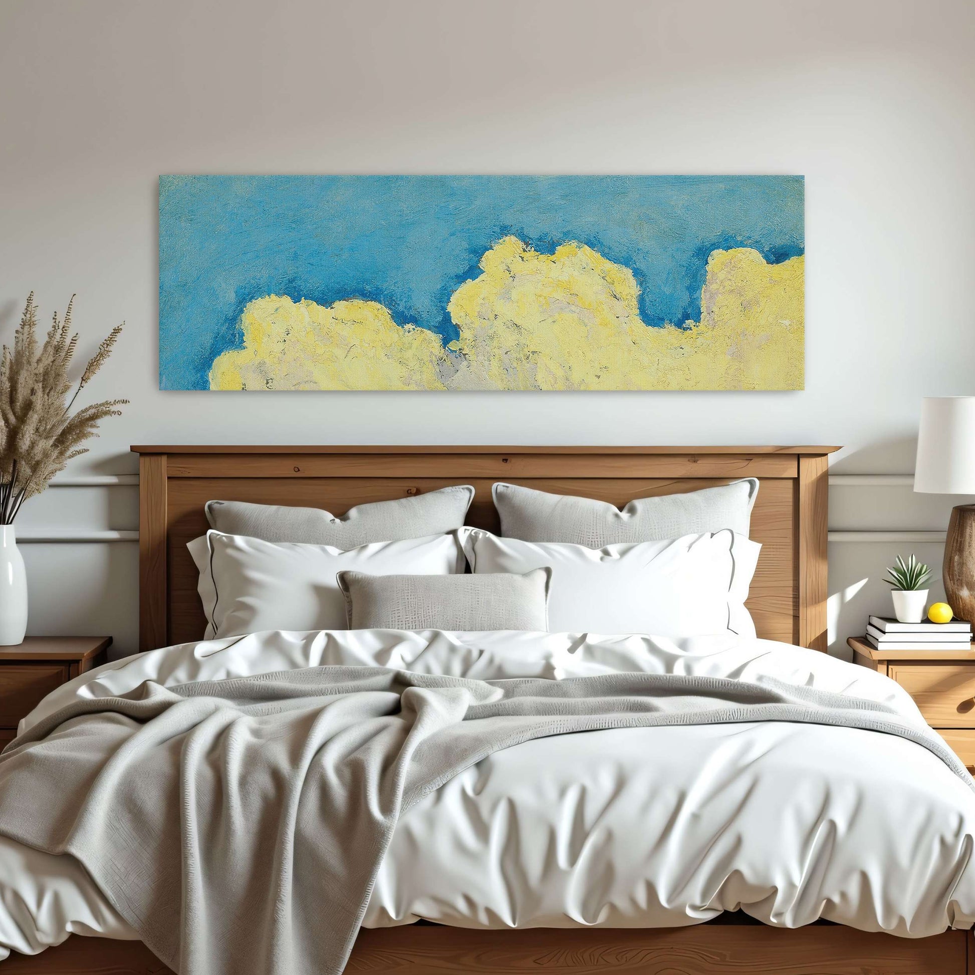 Abstract Cloud Landscape Painting by Koloman Moser
