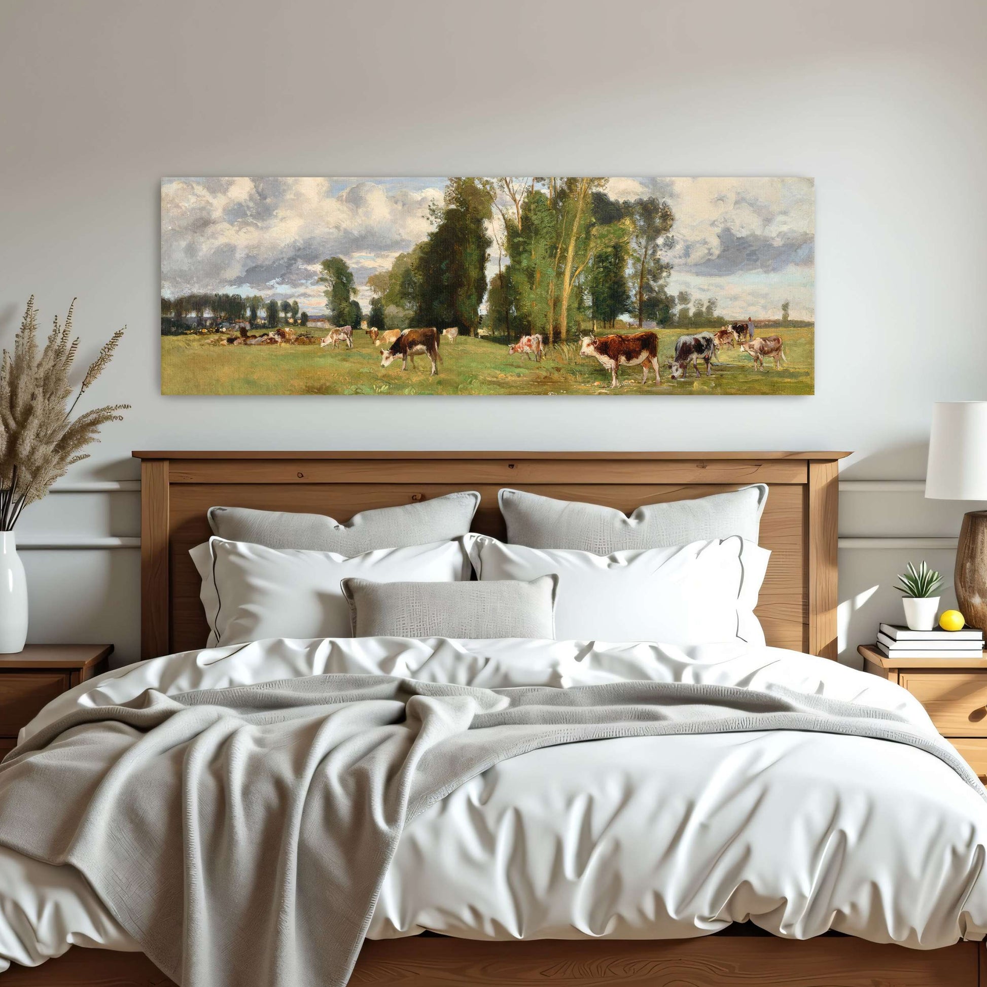 Pasture Landscape with Cows by Eugen Jettel