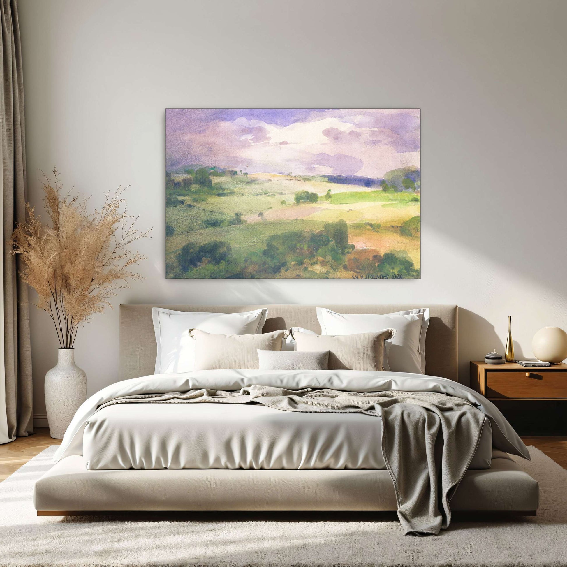 Rolling Hills Under a Cloudy Sky by William Henry Holmes