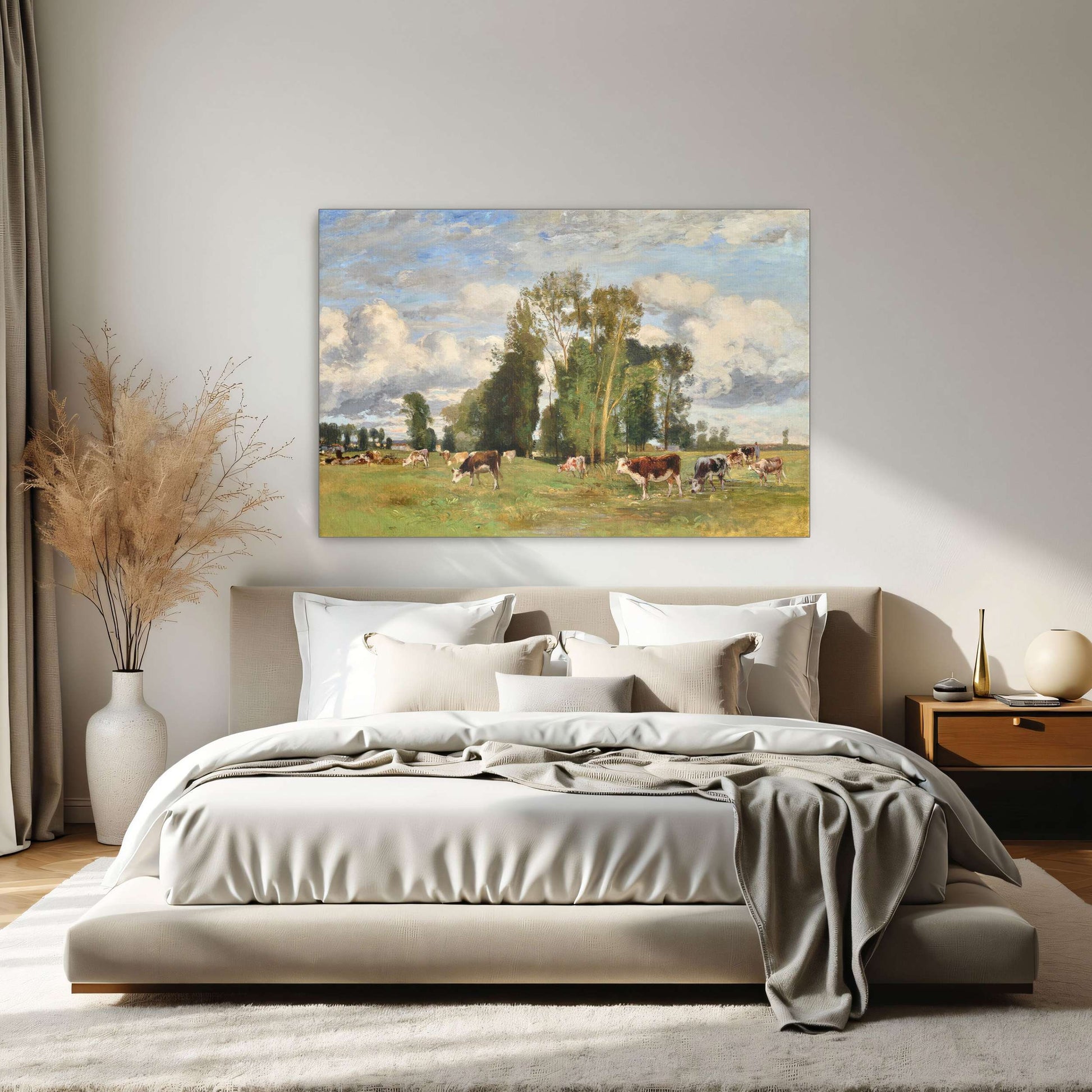Pasture Landscape with Cows by Eugen Jettel
