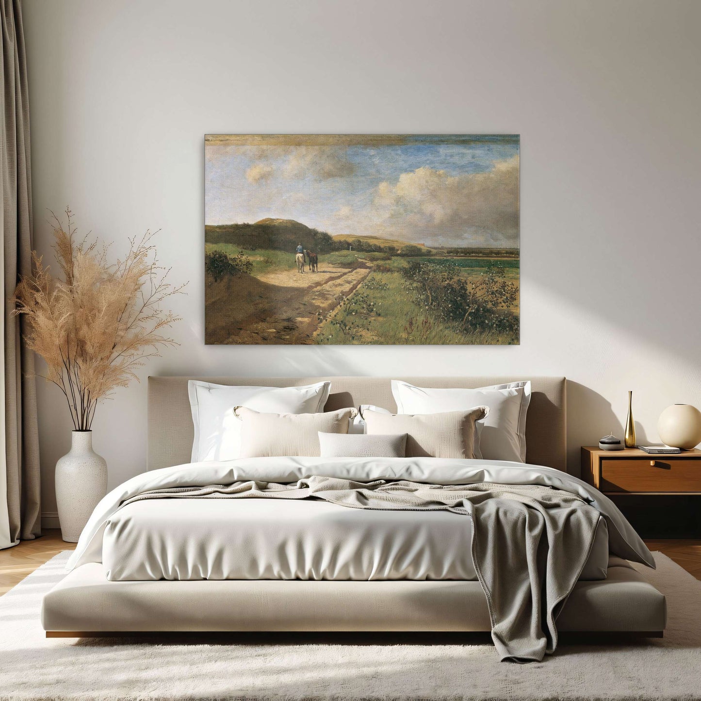 Horseback Rider on a Country Road by Eugen Jettel