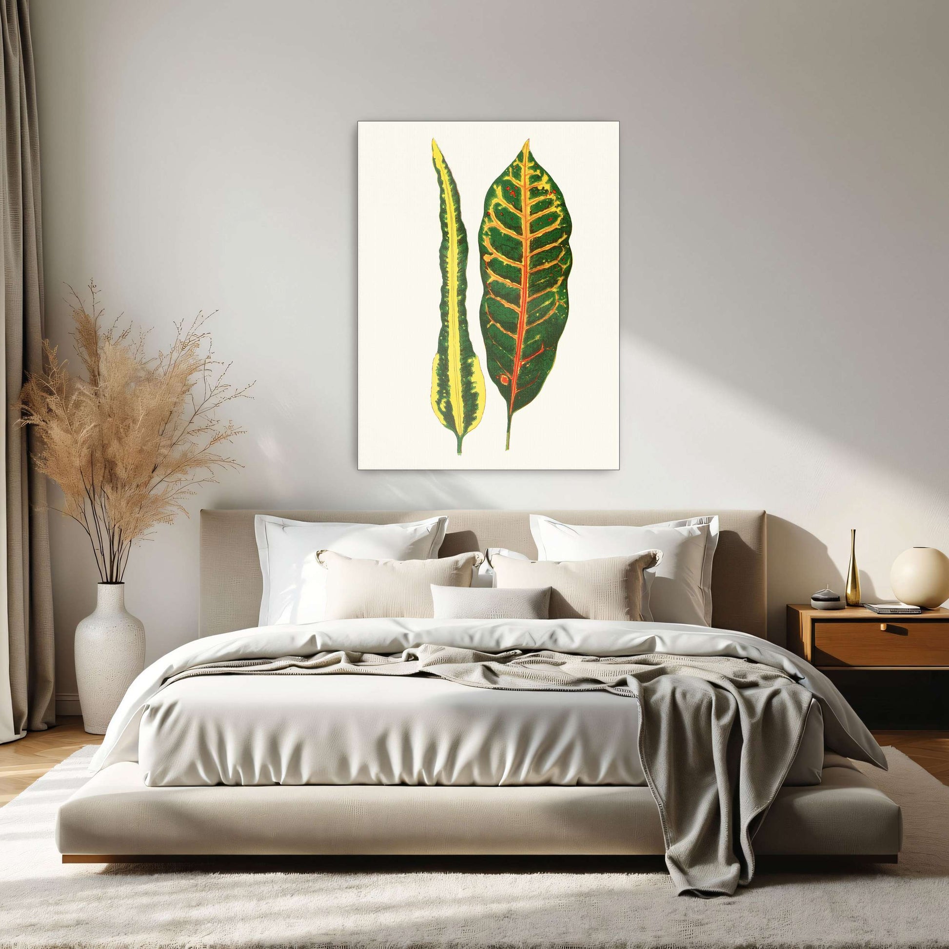 Two Croton Leaves by Edward Joseph Lowe