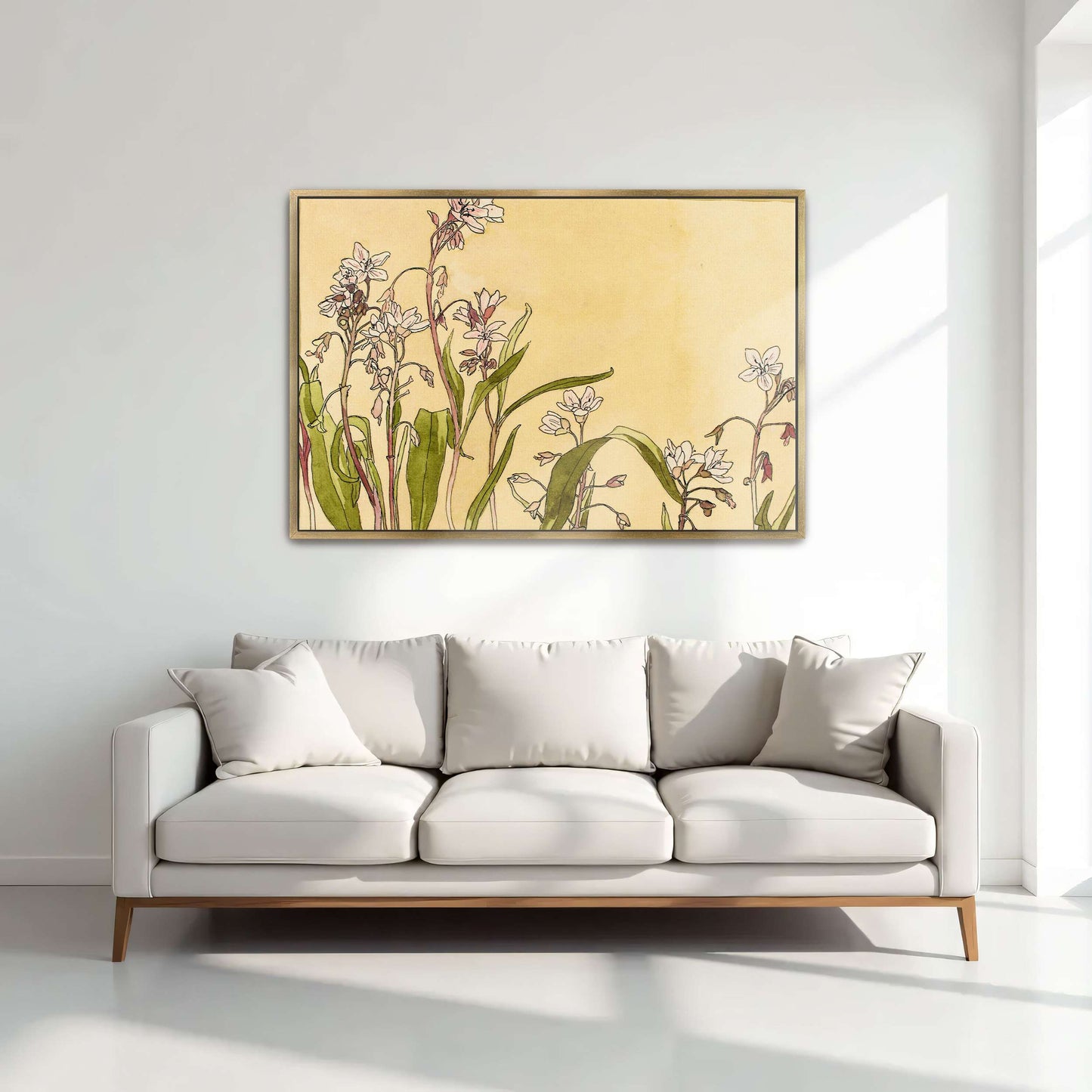 Delicate pink flowers by Hannah Borger Overbeck