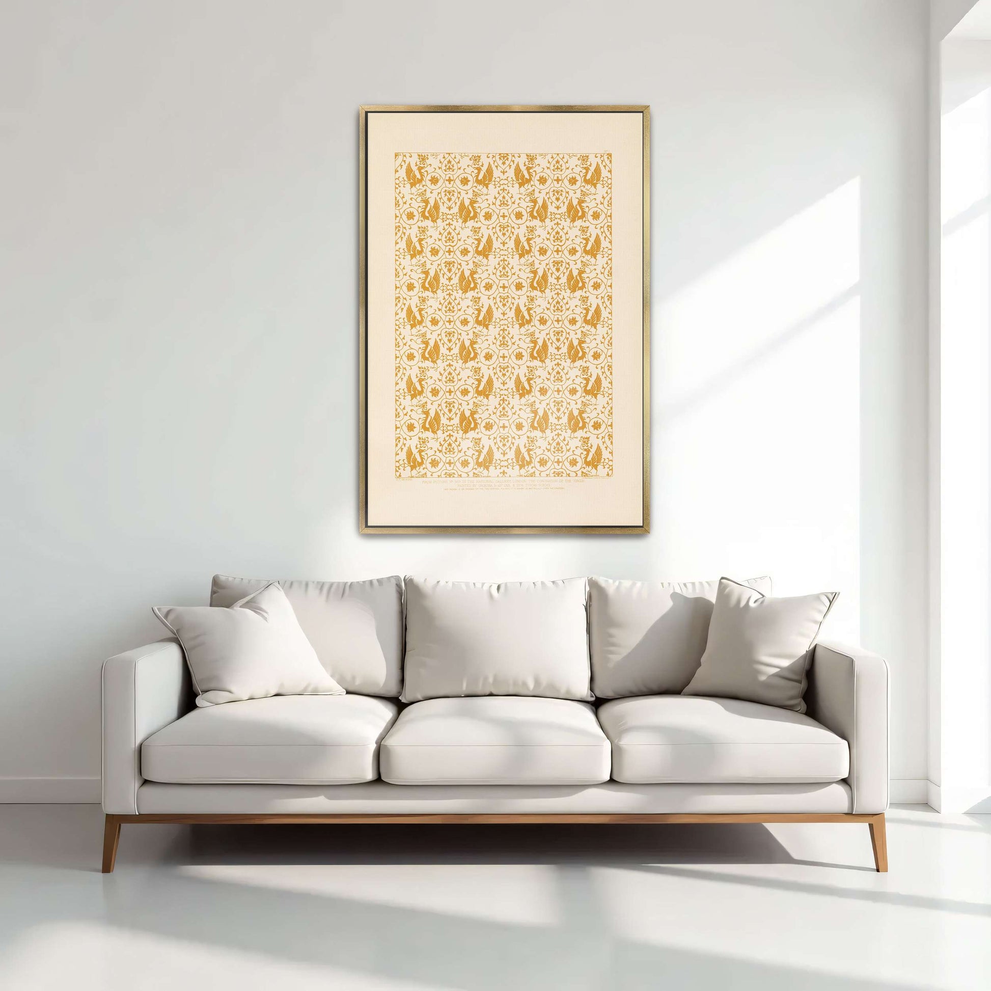 Ornamental Design From The Coronation Of The Virgin By Sydney Vacher