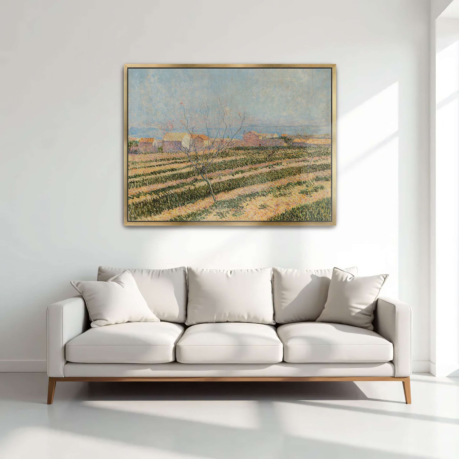 Countryside landscape with a tree by Paul Baum
