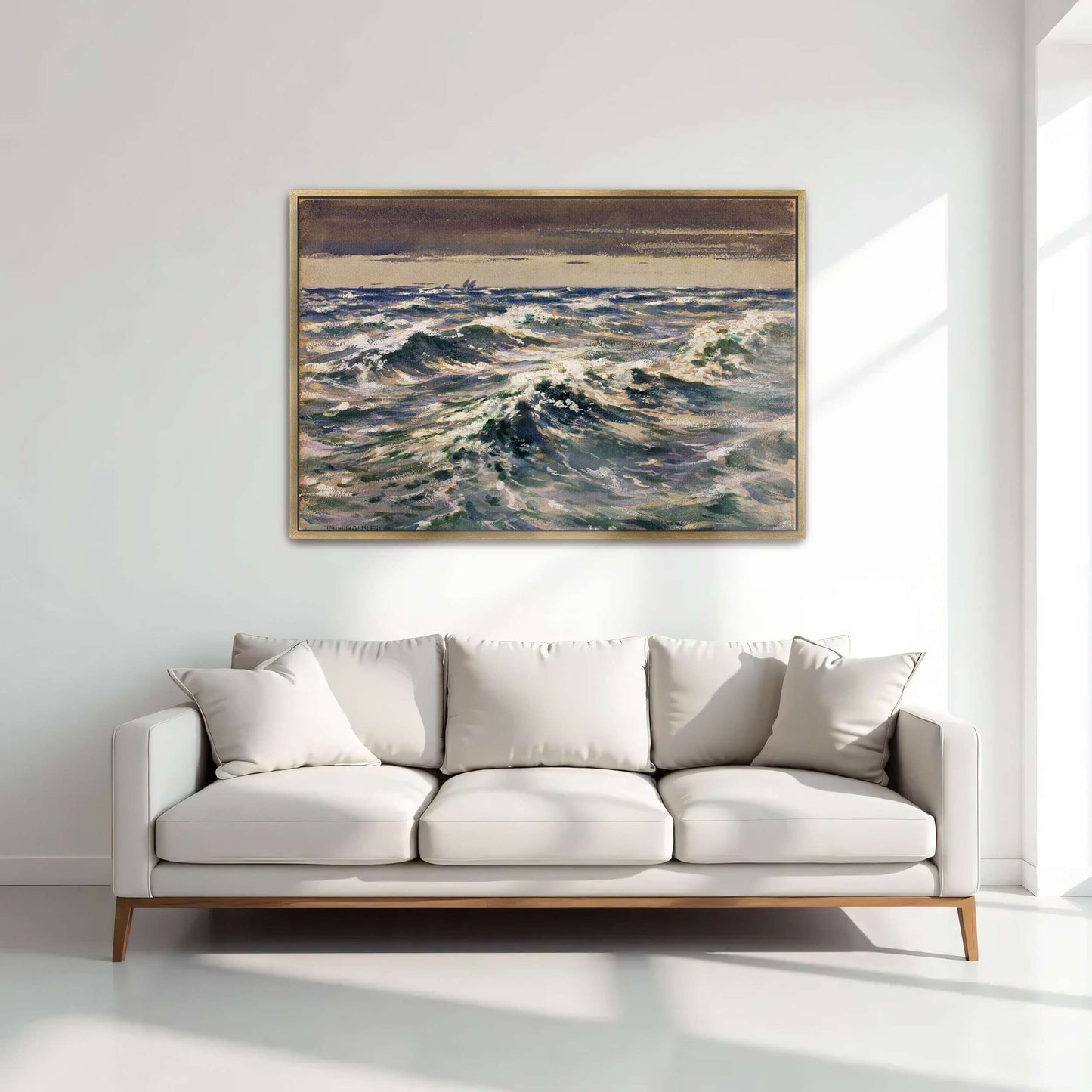 Choppy Waves on the Open Sea by William Henry Holmes