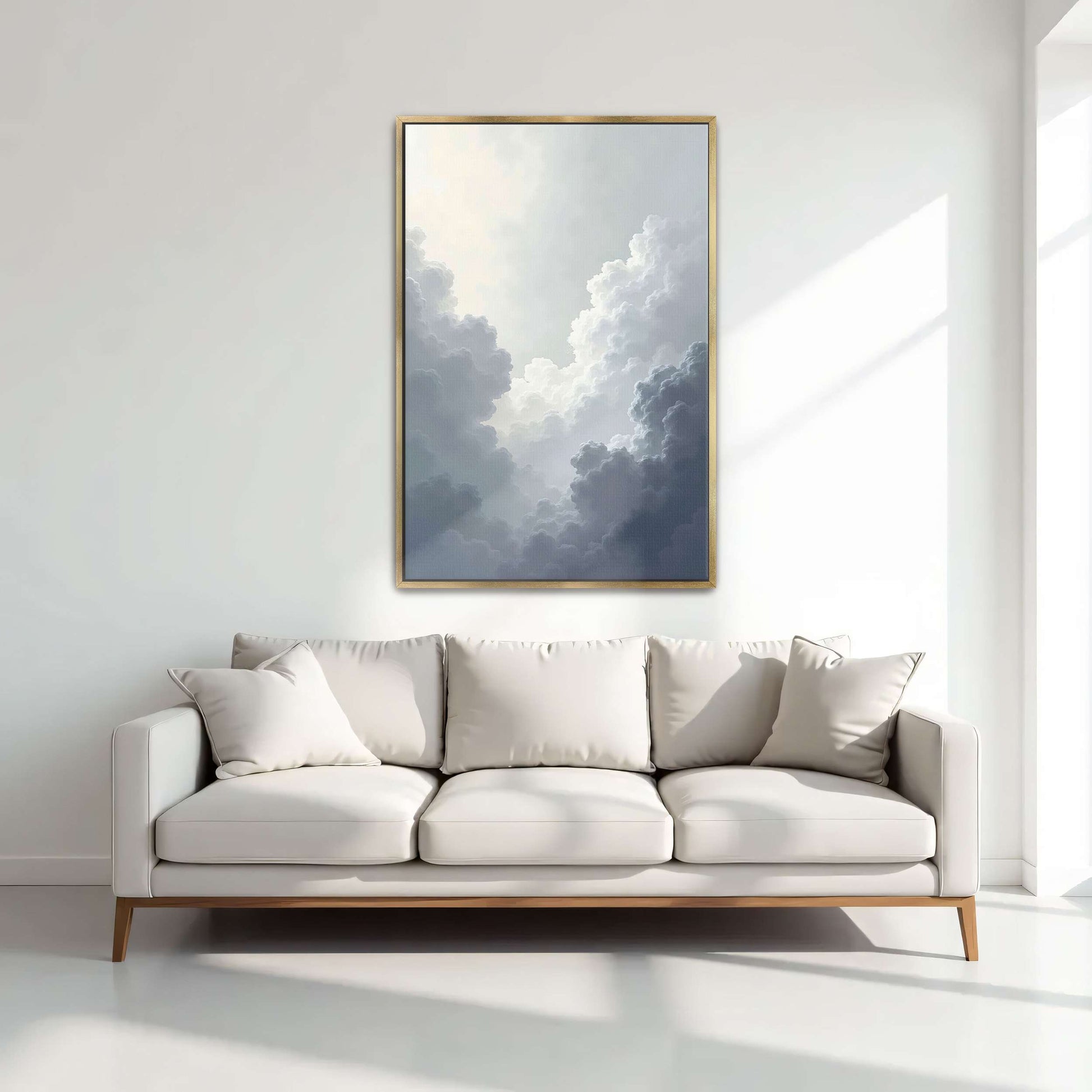 Cloudy Sky With Sun Rays By Yara Rabibzad