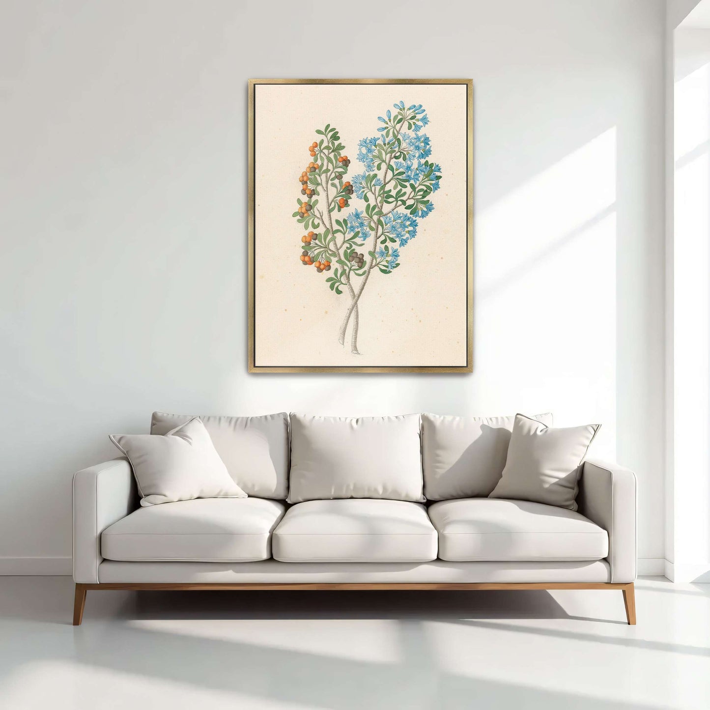 Botanical illustration of flowering plant by Clemenz Heinrich Wehdemann